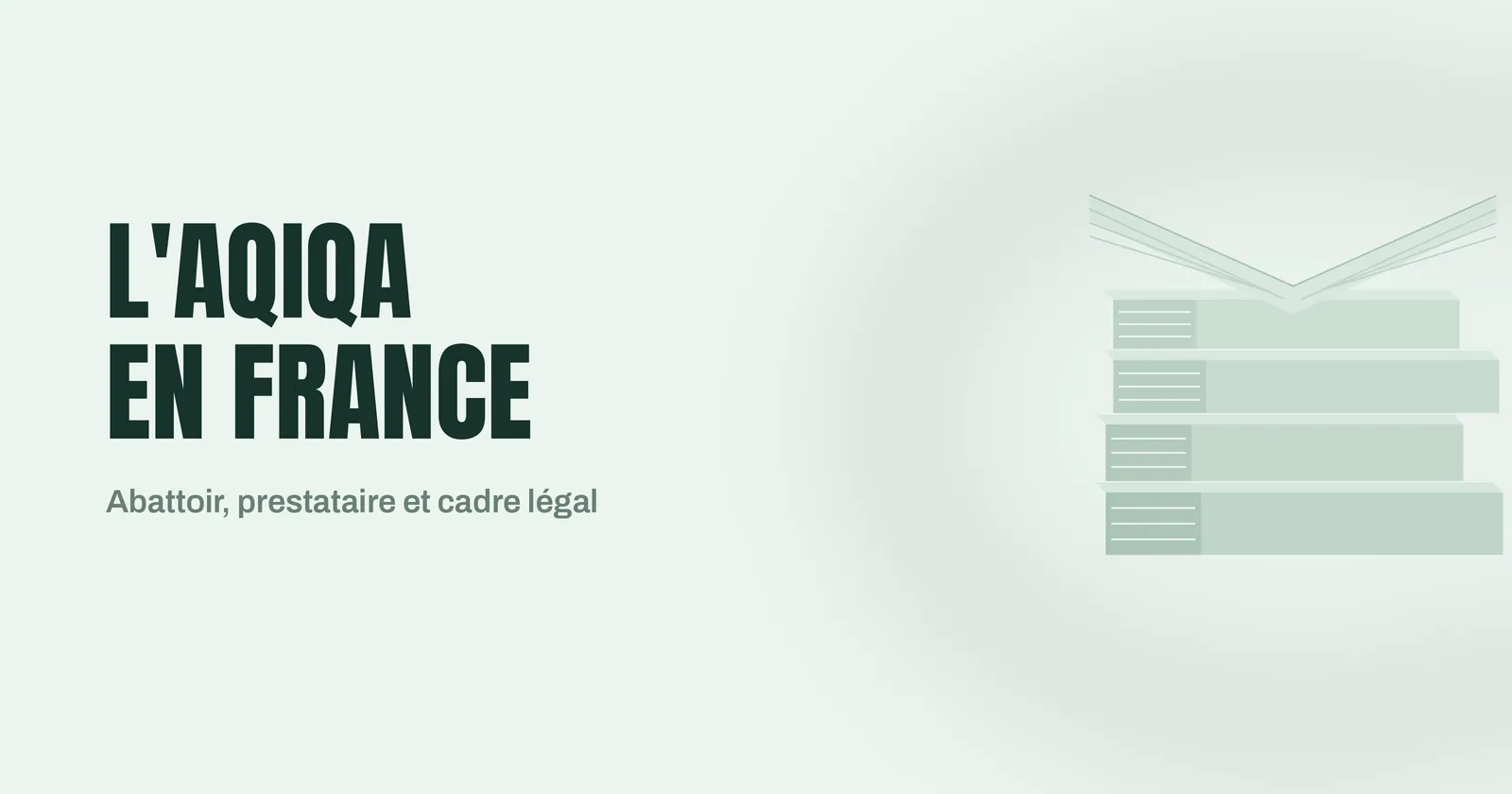 Pile d'ouvrages de fiqh illustrant les règles de l'aqiqa en France